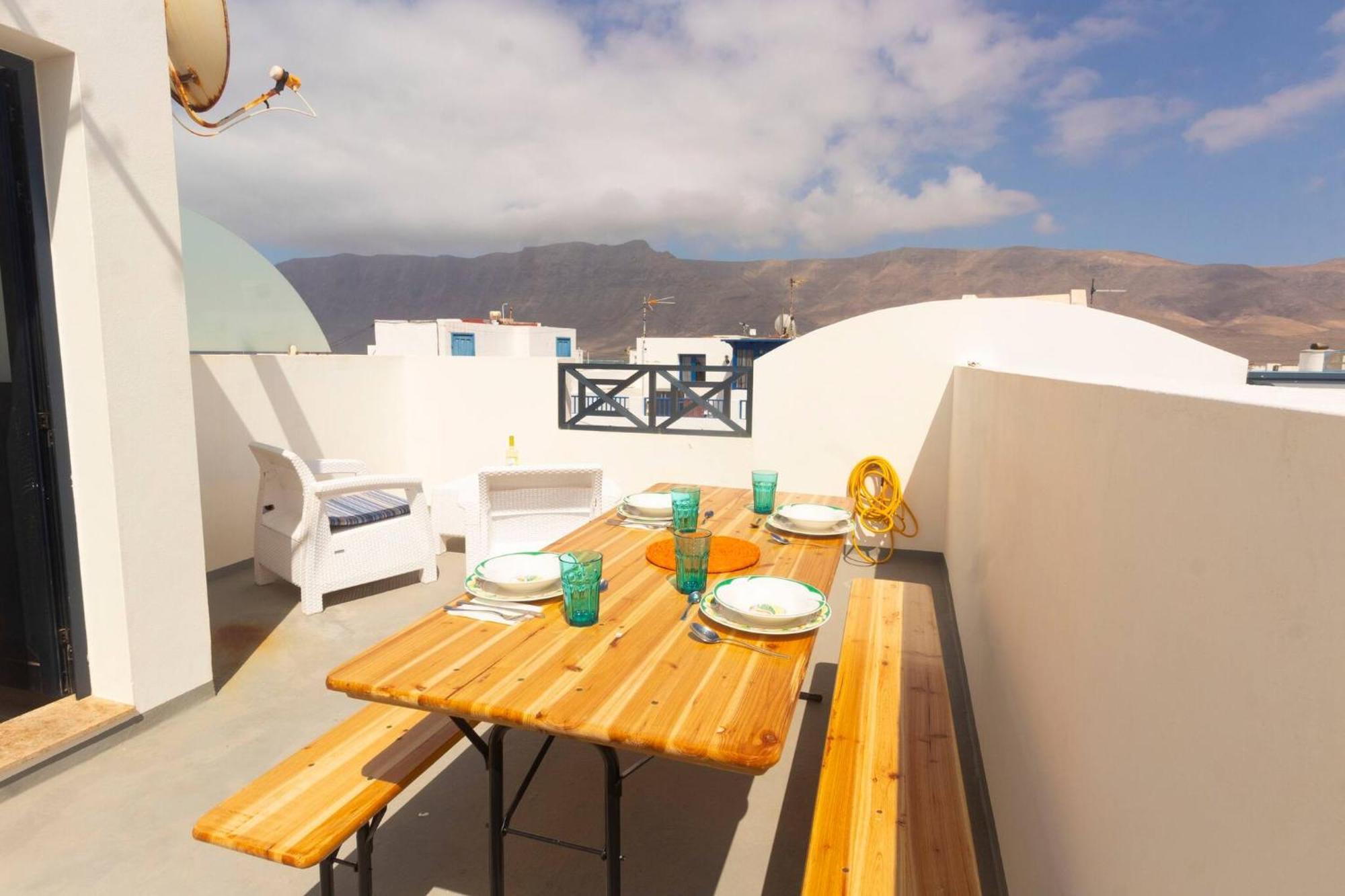 فندق Casa Bianca Caleta De فامارا المظهر الخارجي الصورة
