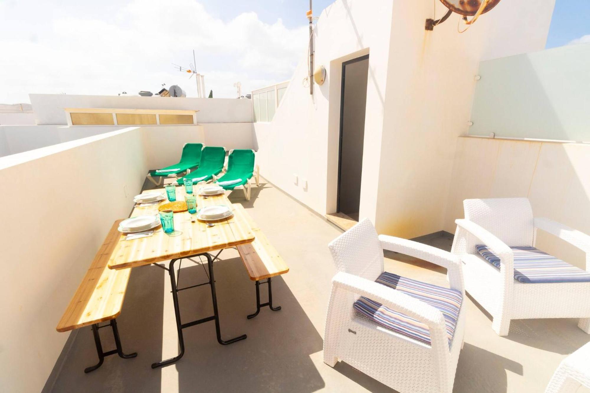 فندق Casa Bianca Caleta De فامارا المظهر الخارجي الصورة